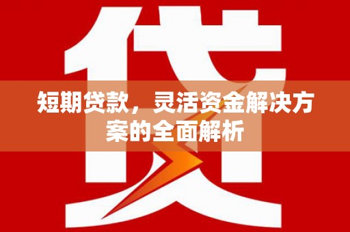 萧山短期贷款，灵活资金解决方案的全面解析