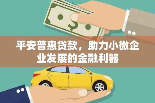 萧山平安普惠贷款，助力小微企业发展的金融利器